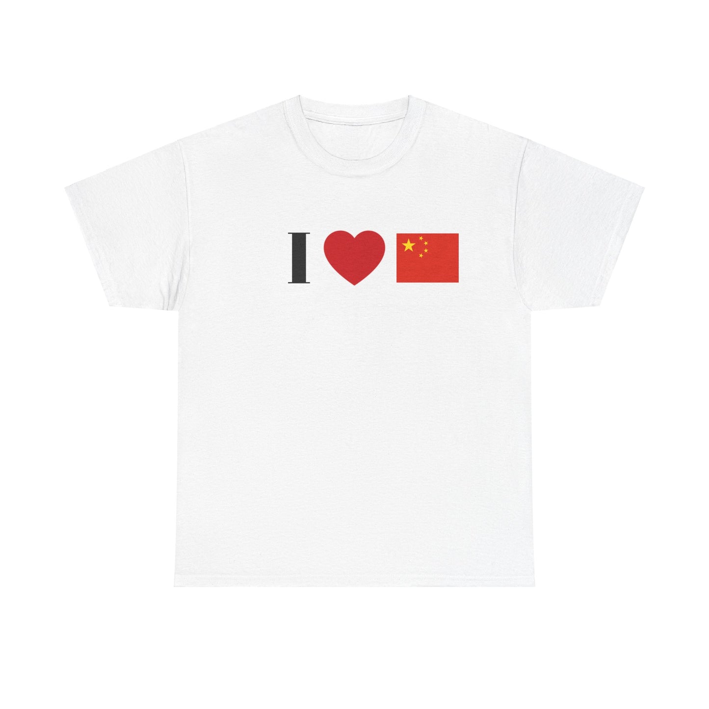 "I Love China" Unisex Cotton Tee