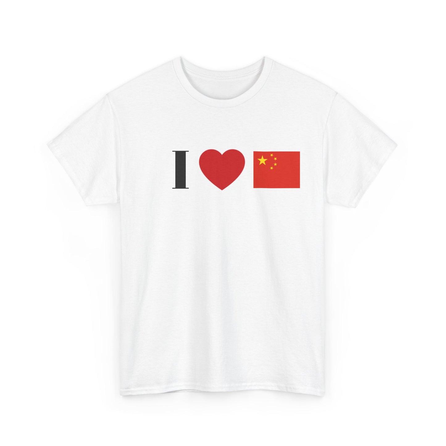 "I Love China" Unisex Cotton Tee